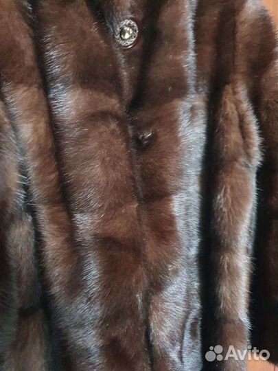 Шуба норка и жилет лиса