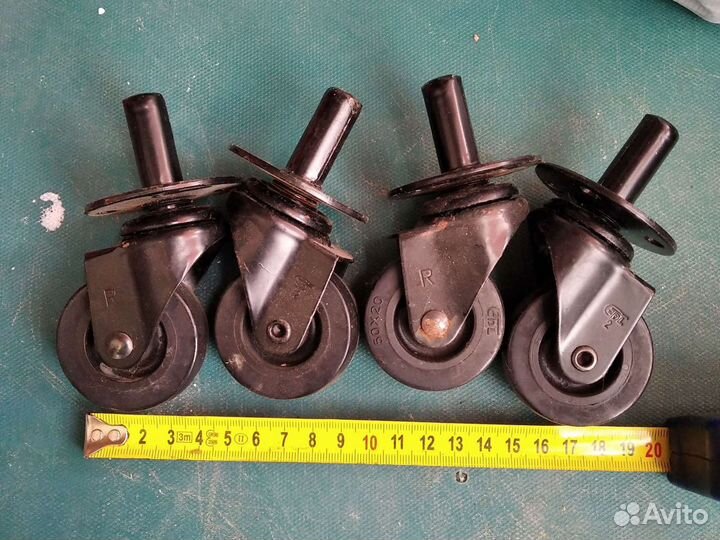 Колёсики для мебели, тележки