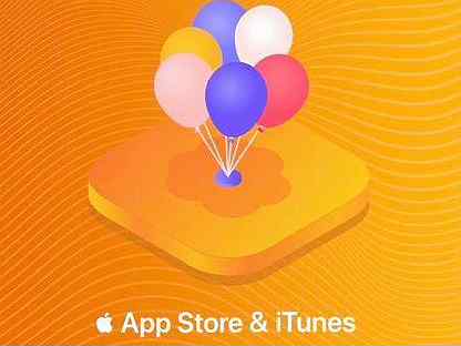 Подарочные карты Apple App Store iTunes iCloud