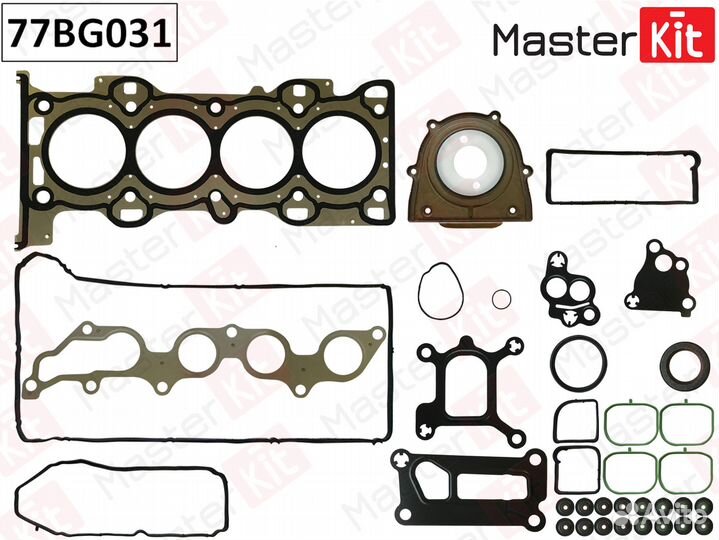 Полный комплект прокладок двс MasterKiT