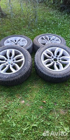 Зимние колеса в сборе(шипы, ran flat) BMW F25 R17