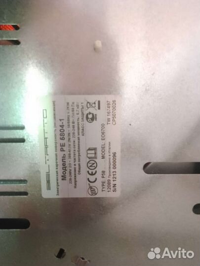 Стекло варочной панели