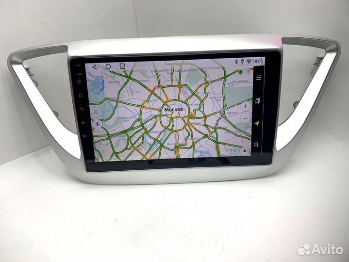 Maгнитола Android на Hyundai Solaris II