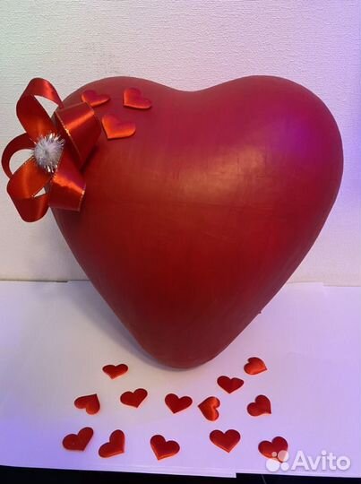 Подарочные боксы, сердечки, Киндер-бокс подарочный