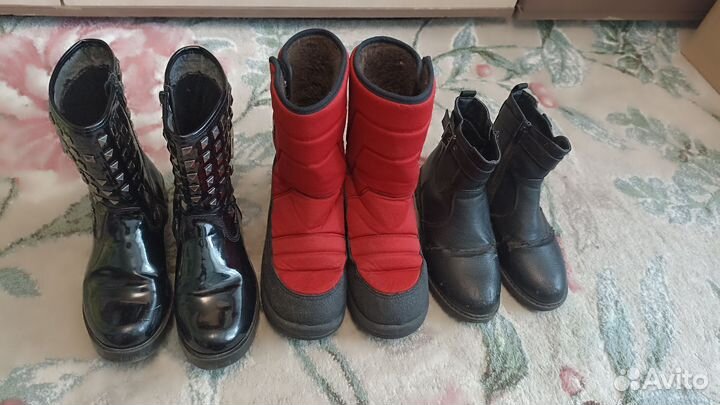 Сапоги зима и осень
