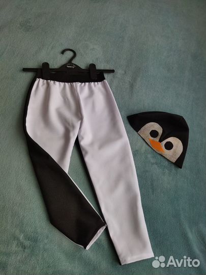 Костюм пингвина на утренник (брюки)