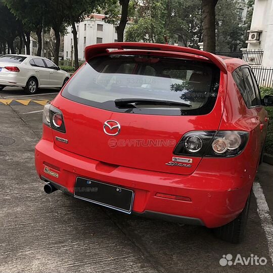 Спойлер Мазда Mazda 3 BK хетчбек стоп-сигнал