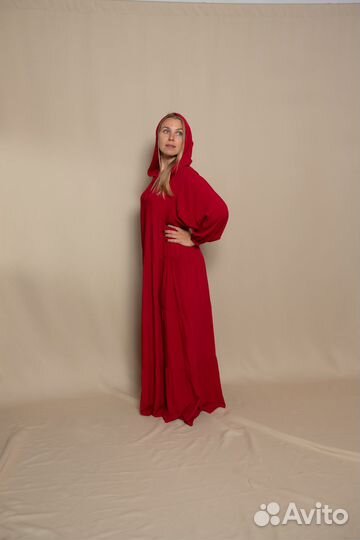 Платье макси красное Besh