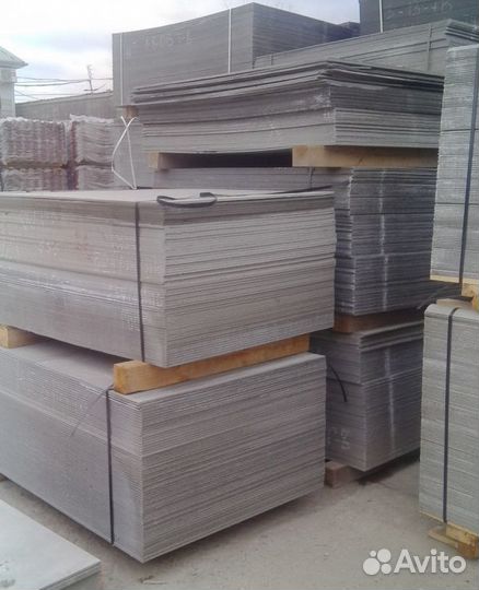 Шифер плоский для забора 1500Х1000Х8 мм