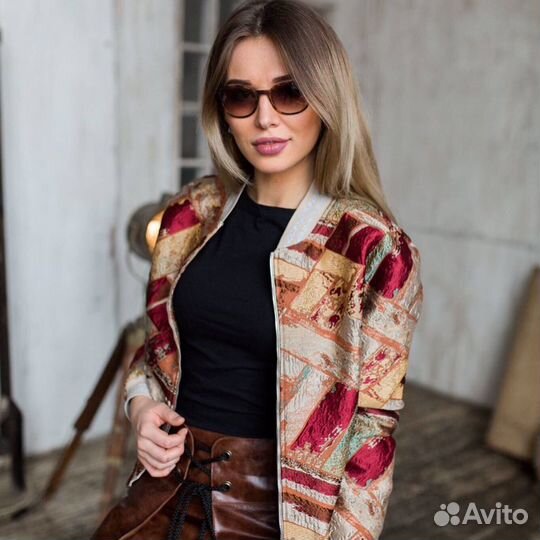 Бомбер женский 44 46