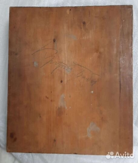 Икона старинная 19 век Николай Чудотворец