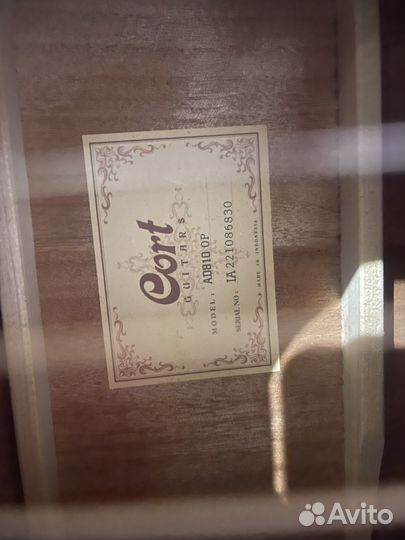 Акустическая гитара cort ad810 op