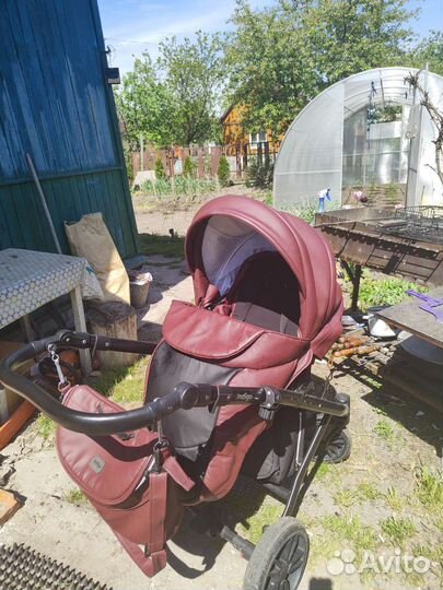 Коляска 2 в 1 эко кожа