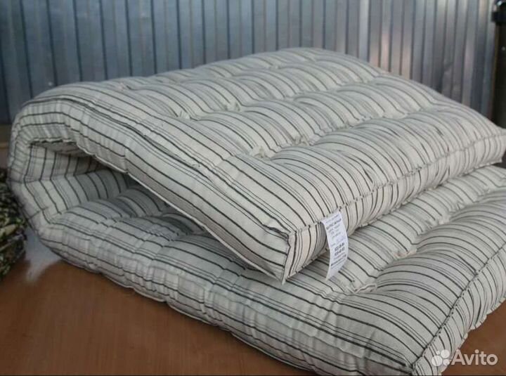Матрас ватный 90х190см для аренды, баз отдыха, дач