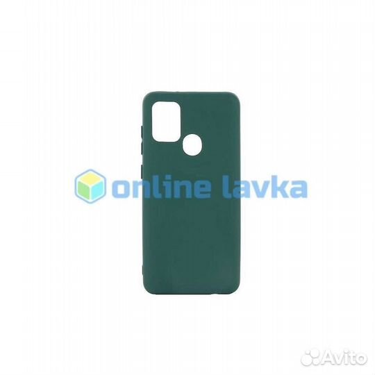 Чехол силиконовый Case для Samsung A21s изумрудный