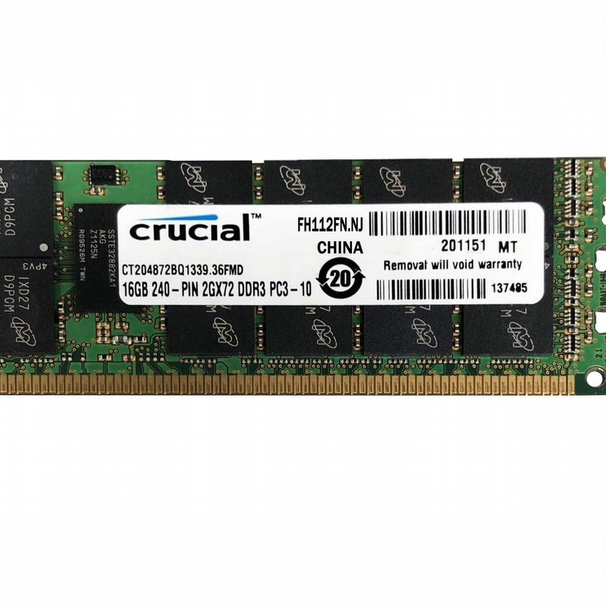 [CT204872BQ1339.36FMD] Оперативная Память Micron Ddr Ct204872bq1339.36fmd