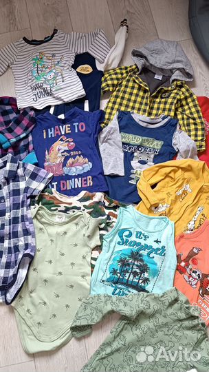 Одежда на мальчика 86 92 пакетом