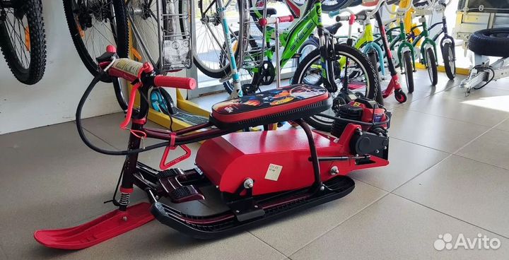 Мотоснегокат X-motors двухместный XL (красный)