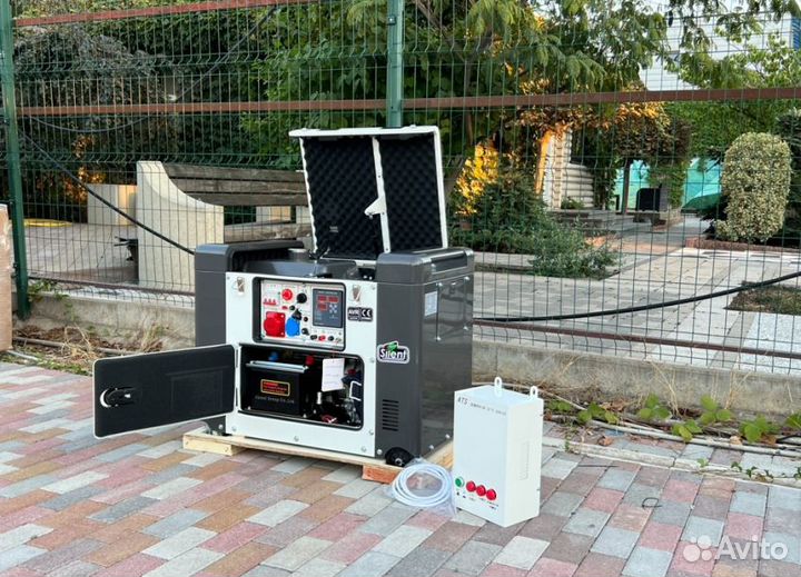 Генератор дизельный 10 kW g-power трехфазный