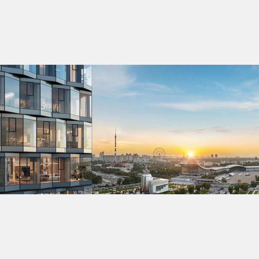 2-к. квартира, 54,3 м², 4/24 эт.