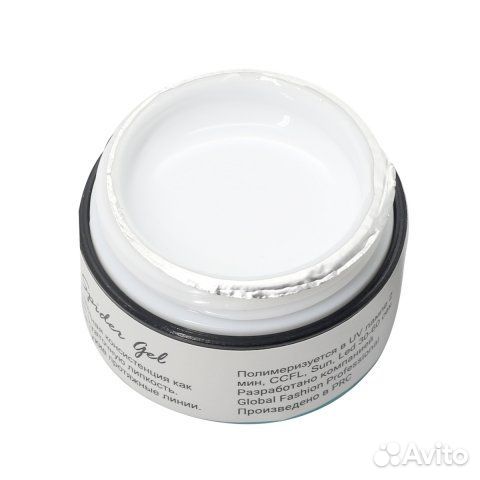 GEL паутинка Global white