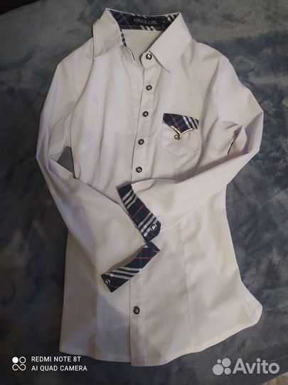 Рубашка школьная
