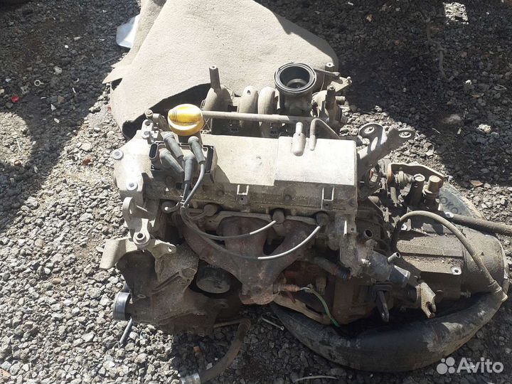 Контрактный двигатель renault logan 1.6 к7м710