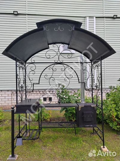 Мангал в стиле лофт