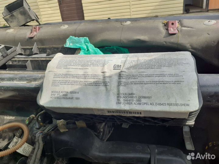 Подушка безопасности на Opel Astra G 1998-2005 г