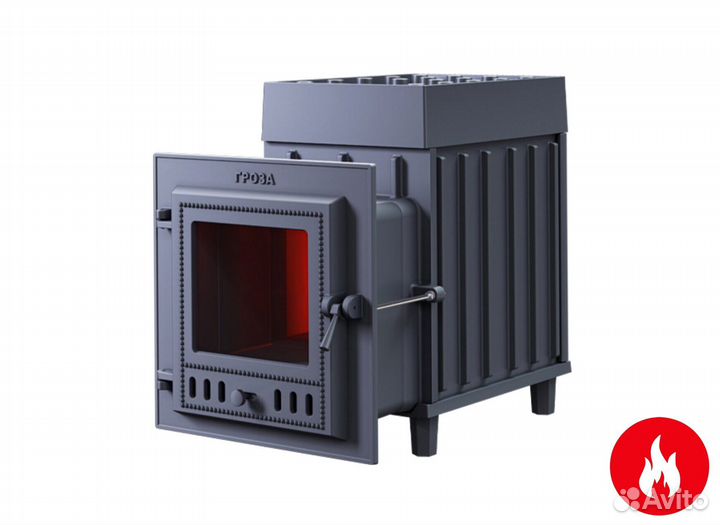 Печь для бани гефест гроза 24 (м )