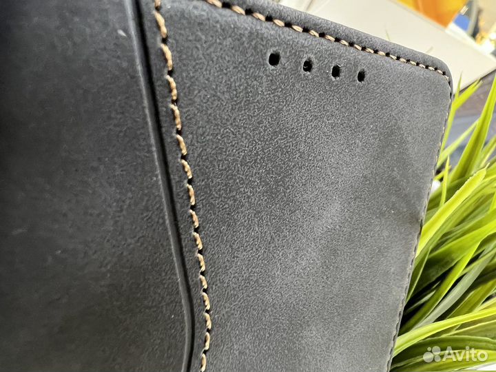 Чехол книжка Samsung A33 бархат черный