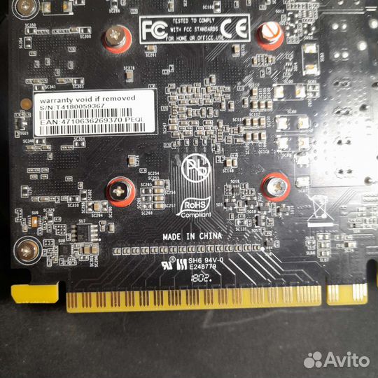 Видеокарта gtx 1050 ti palit 4gb