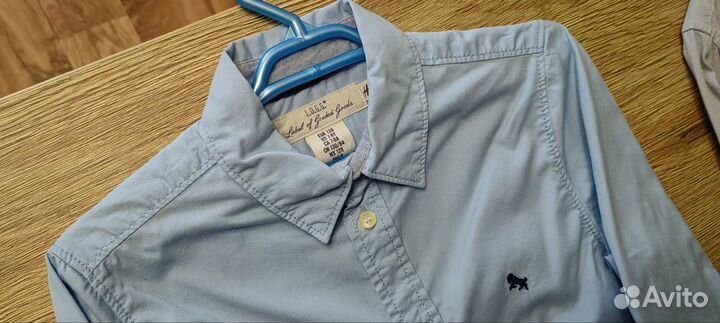 Рубашка Next 122 и Hm 128, жилетка 122