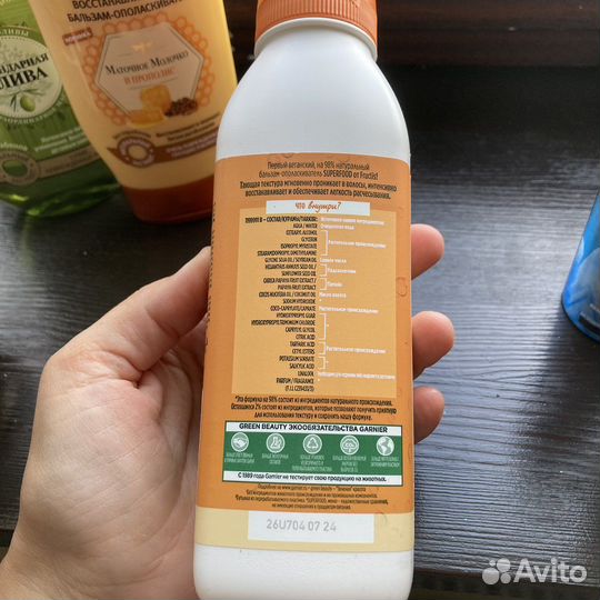 Шампунь и бальзам Garnier Botanic, Fructis