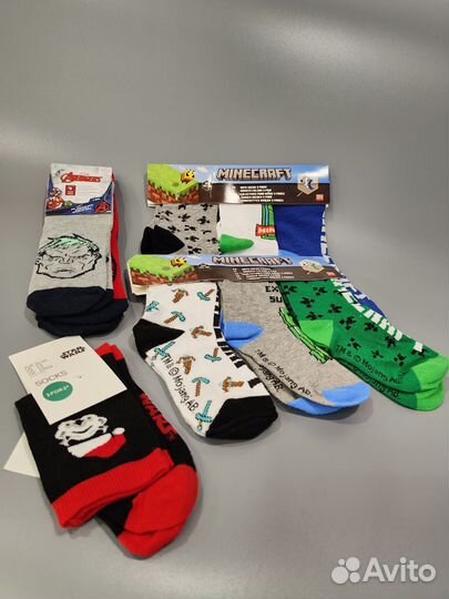 Носки для мальчика 31/34 набор новые