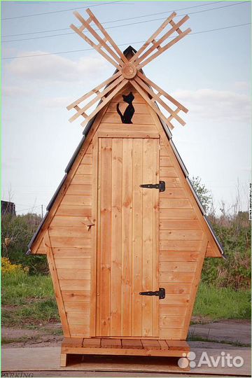Уличный туалет домик с установкой DST