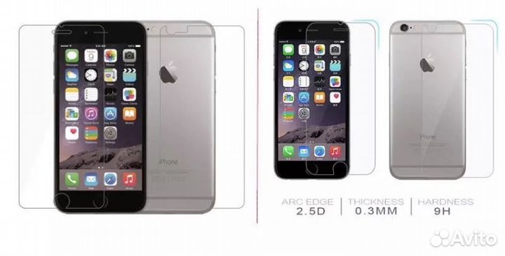 Лицевое стекло для для iPhone 6+, 7+