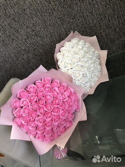 Букет из 51 розы, цветы, подарок, с доставкой