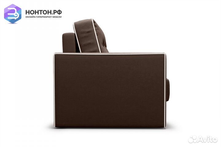 Кресло еврокнижка Леон коричневое