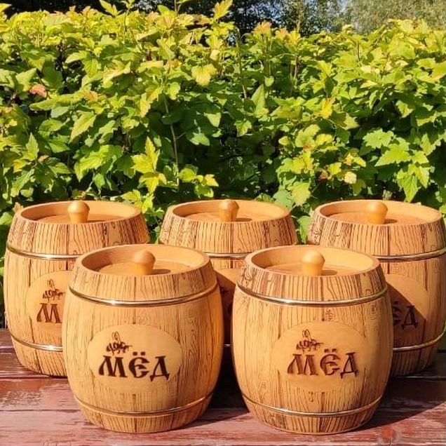 Бочонки для меда из цельной липы