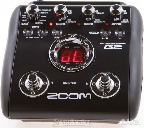 Продам гитарный процессор zoom G2