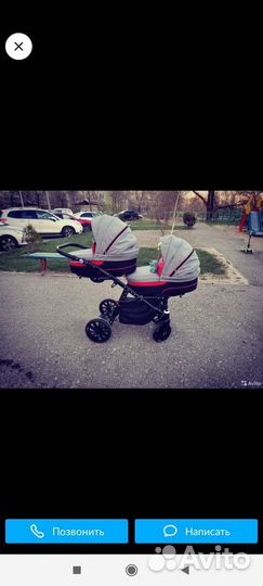 Коляска для двойни Rico team