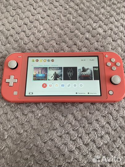 Nintendo switch lite с играми