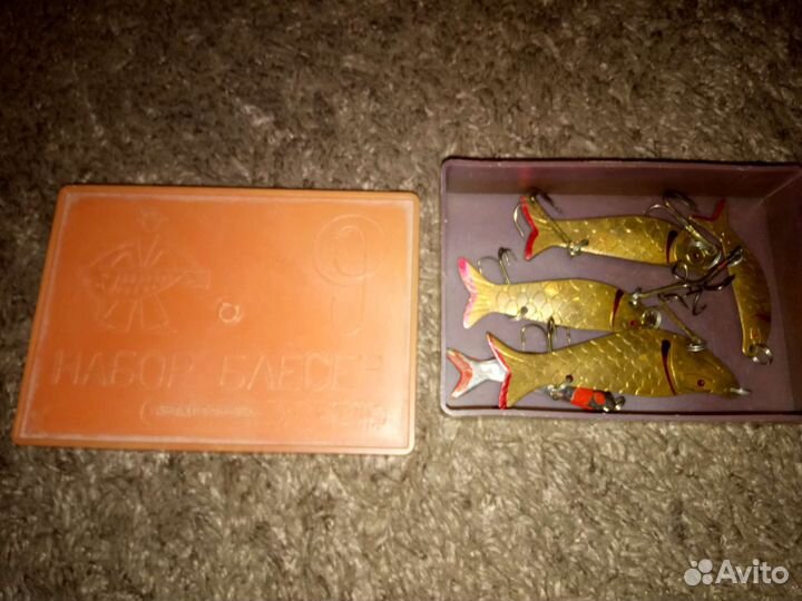 Снасти, блесны, катушки СССР