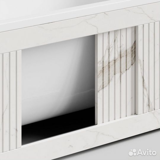 Экран под ванну Vod-ok двери купе Тач 1700 цвет мр