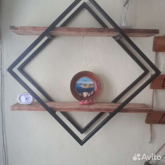 Полка настенная в стиле лофт