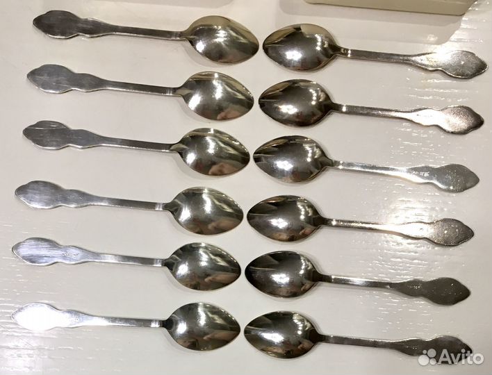 Ложки чайные мельхиоровые СССР