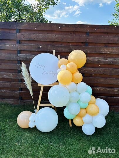 Оформление фотозоны. Арка. Входная группа