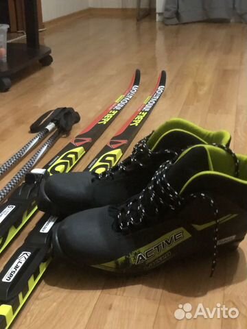 Лыжные ботинки Larsen Active и Лыжи объявление продам
