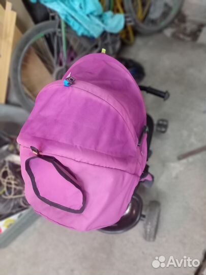 Детский велосипед с родительской ручкой